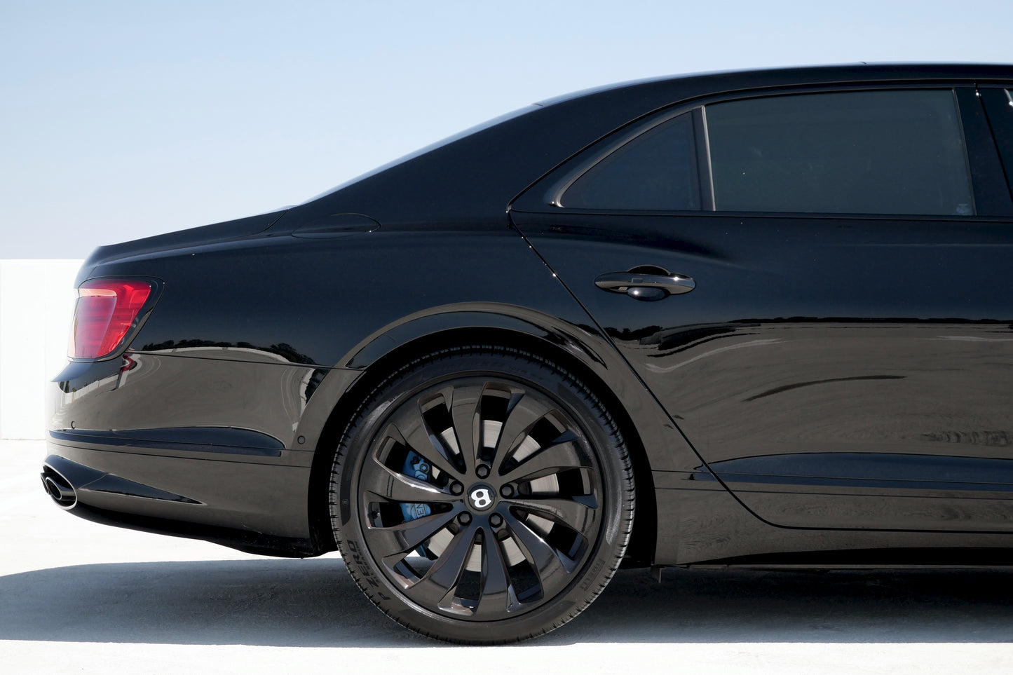 Black Bentley Flying Spur (Exotic Car Rentals In Los Angeles)