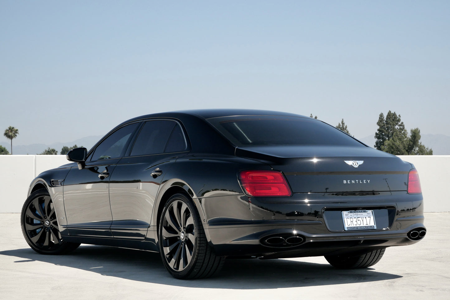 Black Bentley Flying Spur (Exotic Car Rentals In Los Angeles)
