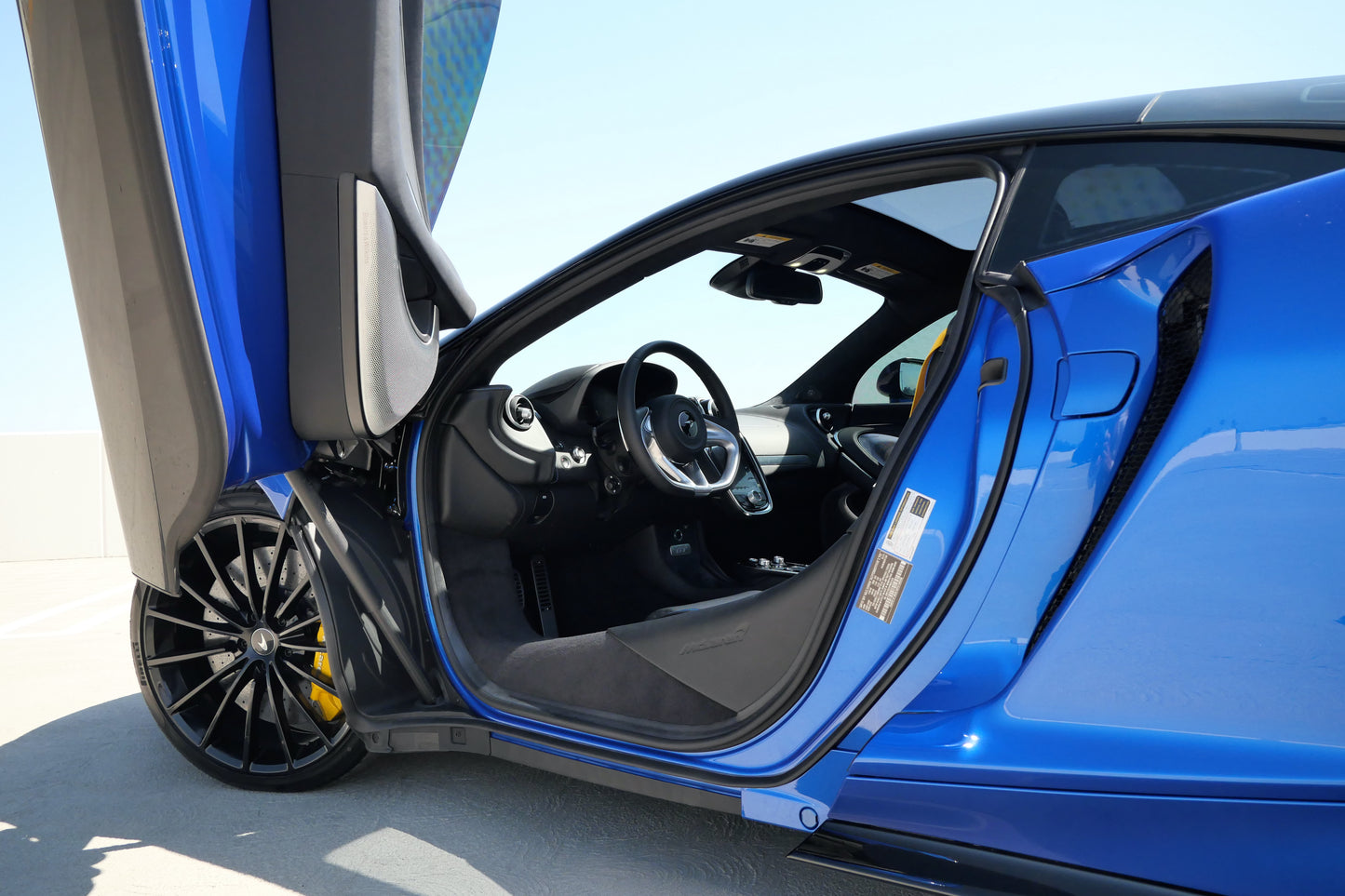 Blue Mclaren GT Coupe (Exotic Car Rentals In Los Angeles)
