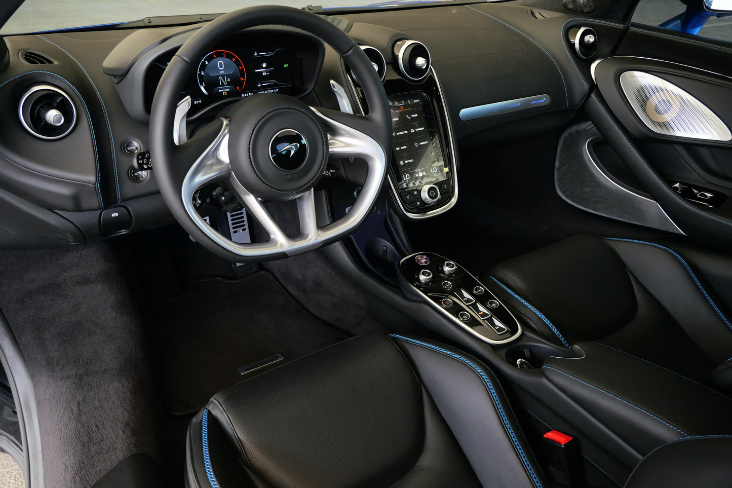 Blue Mclaren GT Coupe (Exotic Car Rentals In Los Angeles)
