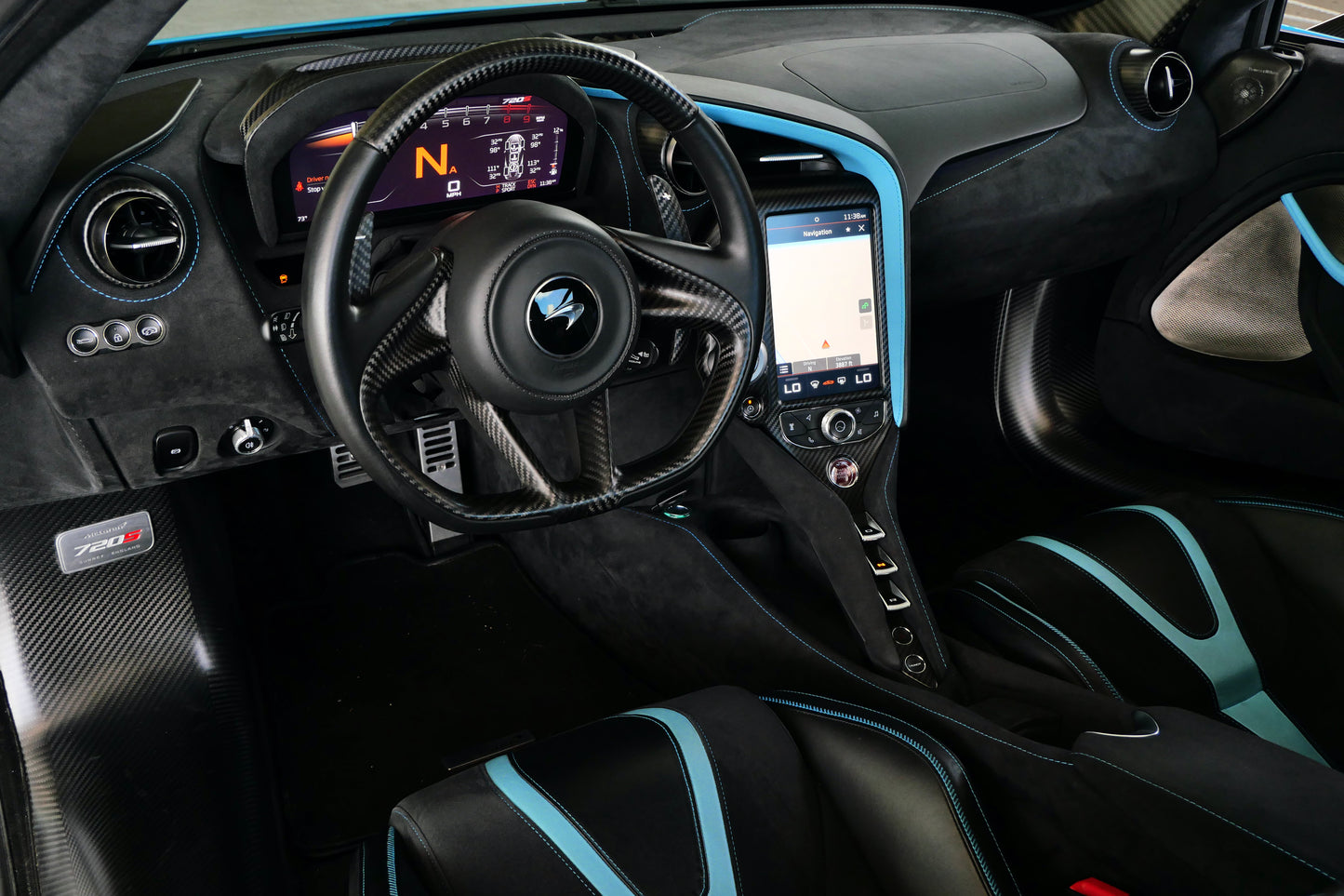 Blue Mclaren 720s Coupe (Exotic Car Rentals In Los Angeles)
