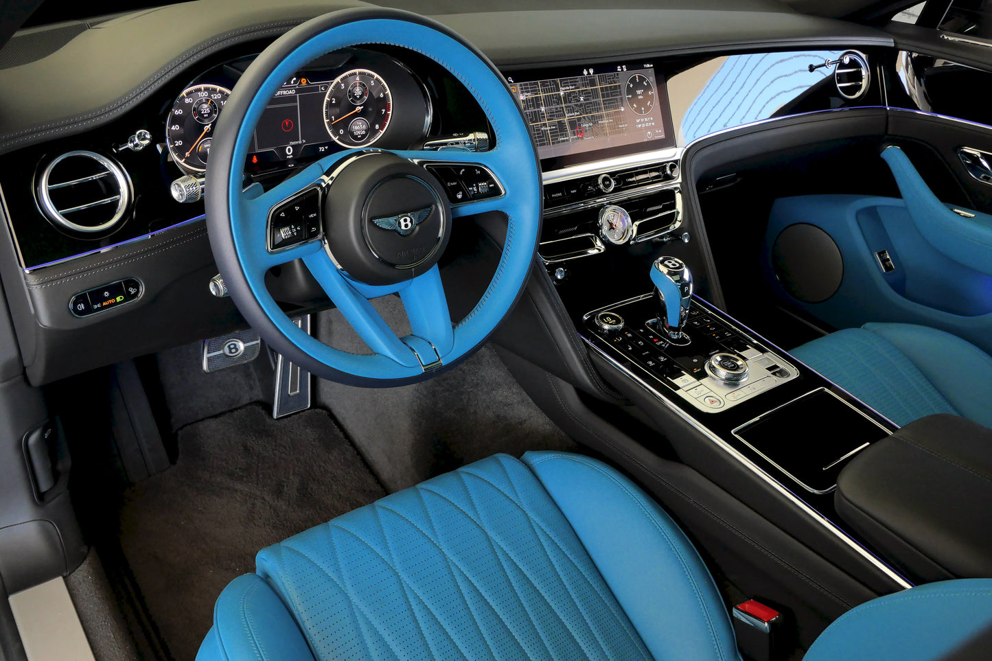 Black Bentley Flying Spur (Exotic Car Rentals In Los Angeles)