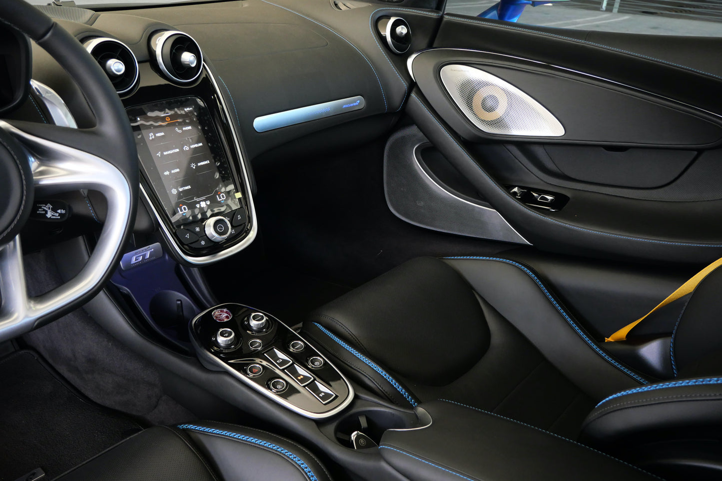 Blue Mclaren GT Coupe (Exotic Car Rentals In Los Angeles)
