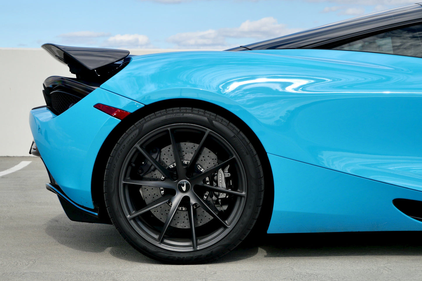 Blue Mclaren 720s Coupe (Exotic Car Rentals In Los Angeles)