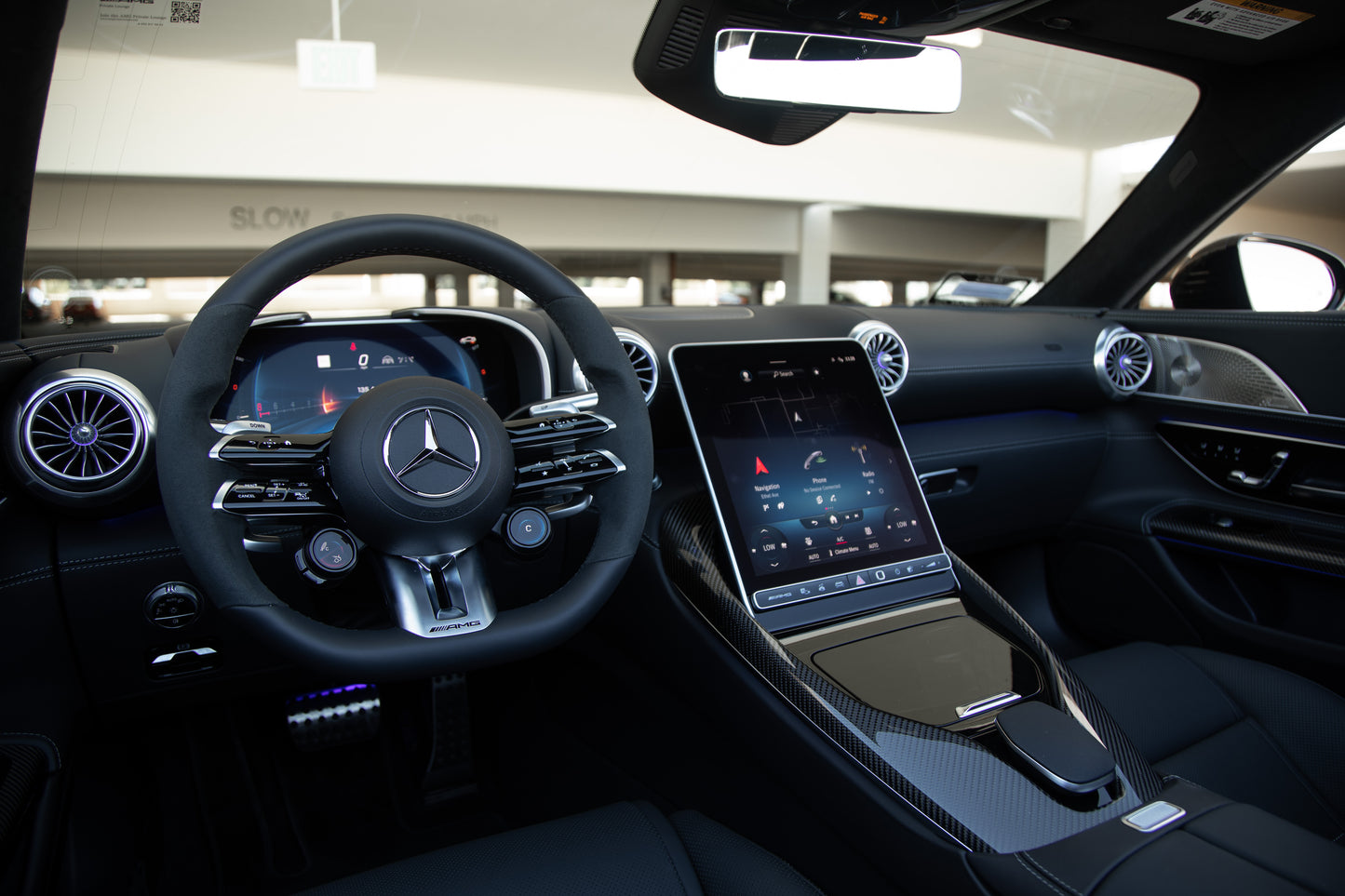 Blue Mercedes Benz SL63 Roadster (Exotic Car Rentals In Los Angeles)
