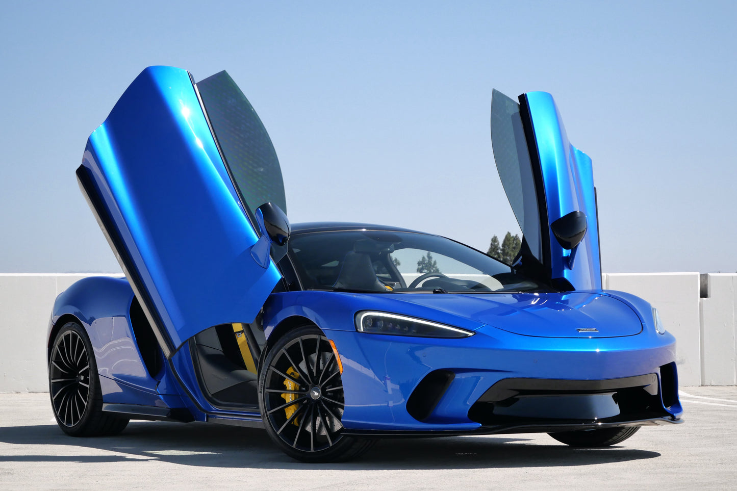 Blue Mclaren GT Coupe (Exotic Car Rentals In Los Angeles)