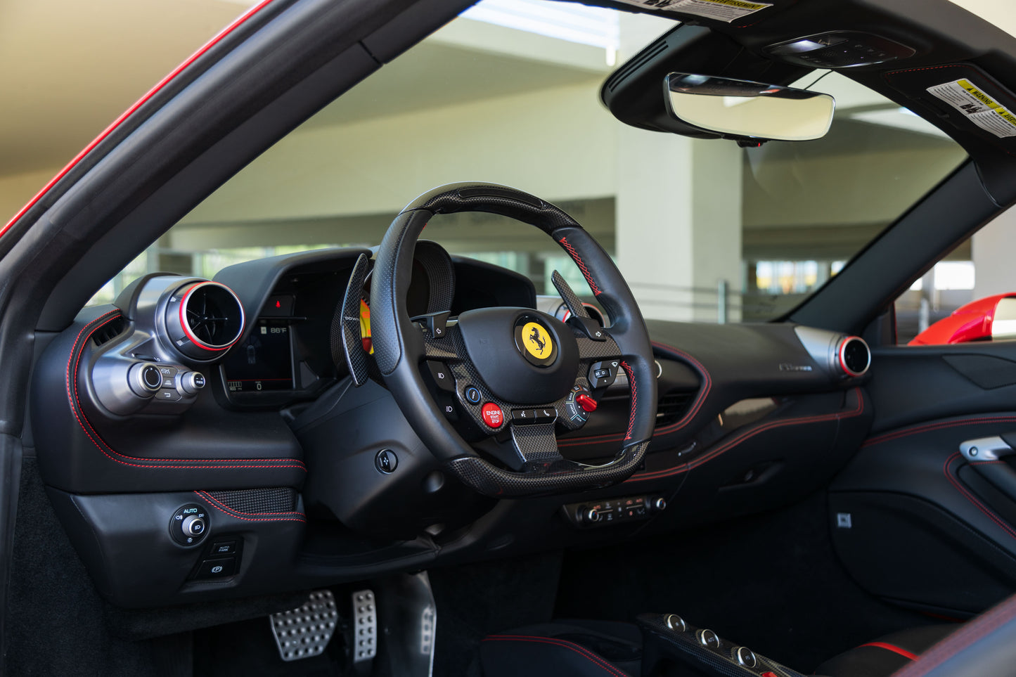 Red Ferrari F8 (Exotic Car Rentals In Los Angeles)