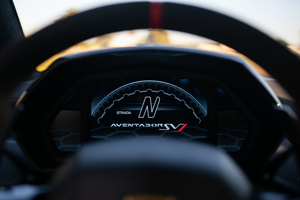 Black Lamborghini Aventador SVJ (Exotic Car Rentals In Los Angeles)