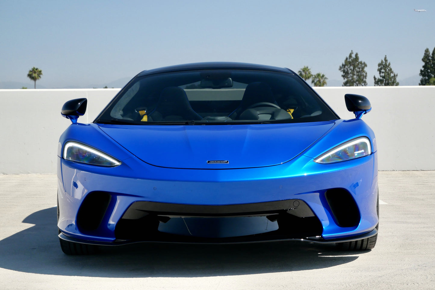 Blue Mclaren GT Coupe (Exotic Car Rentals In Los Angeles)