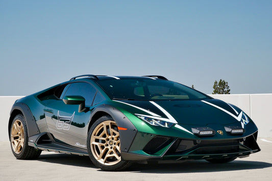 Green Lamborghini Huracan Sterrato