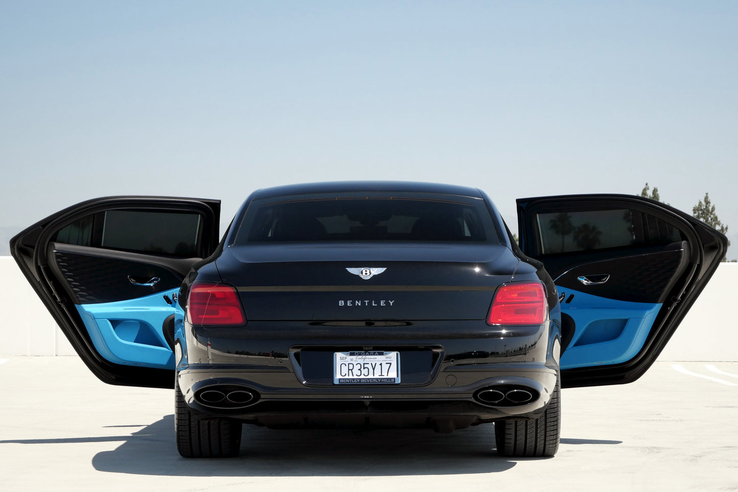 Black Bentley Flying Spur (Exotic Car Rentals In Los Angeles)