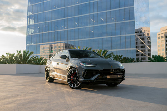 Grey Lamborghini Urus S (Exotic Car Rentals In Los Angeles)