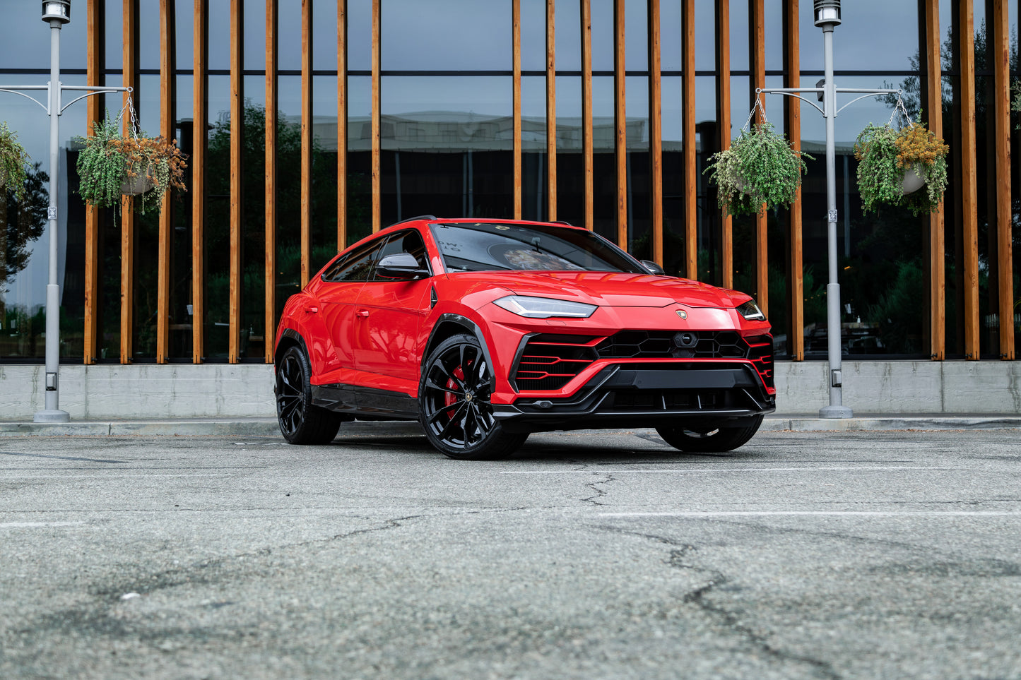 Lamborghini Urus Red (Exotic Car Rentals In Los Angeles)