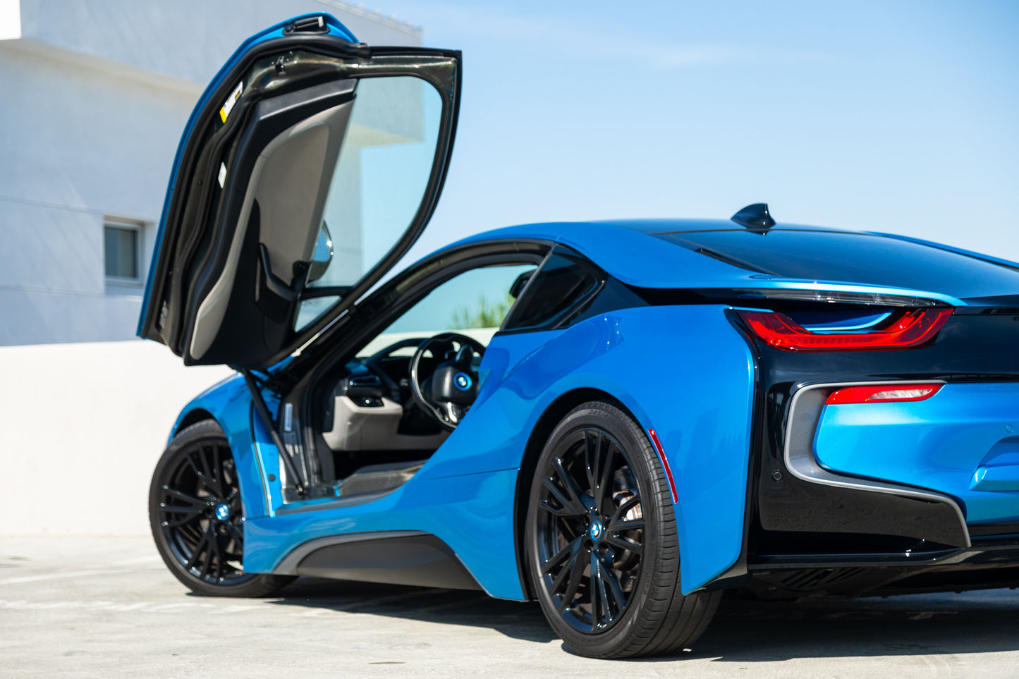 Blue Bmw i8 Coupe (Exotic Car Rentals In Los Angeles)
